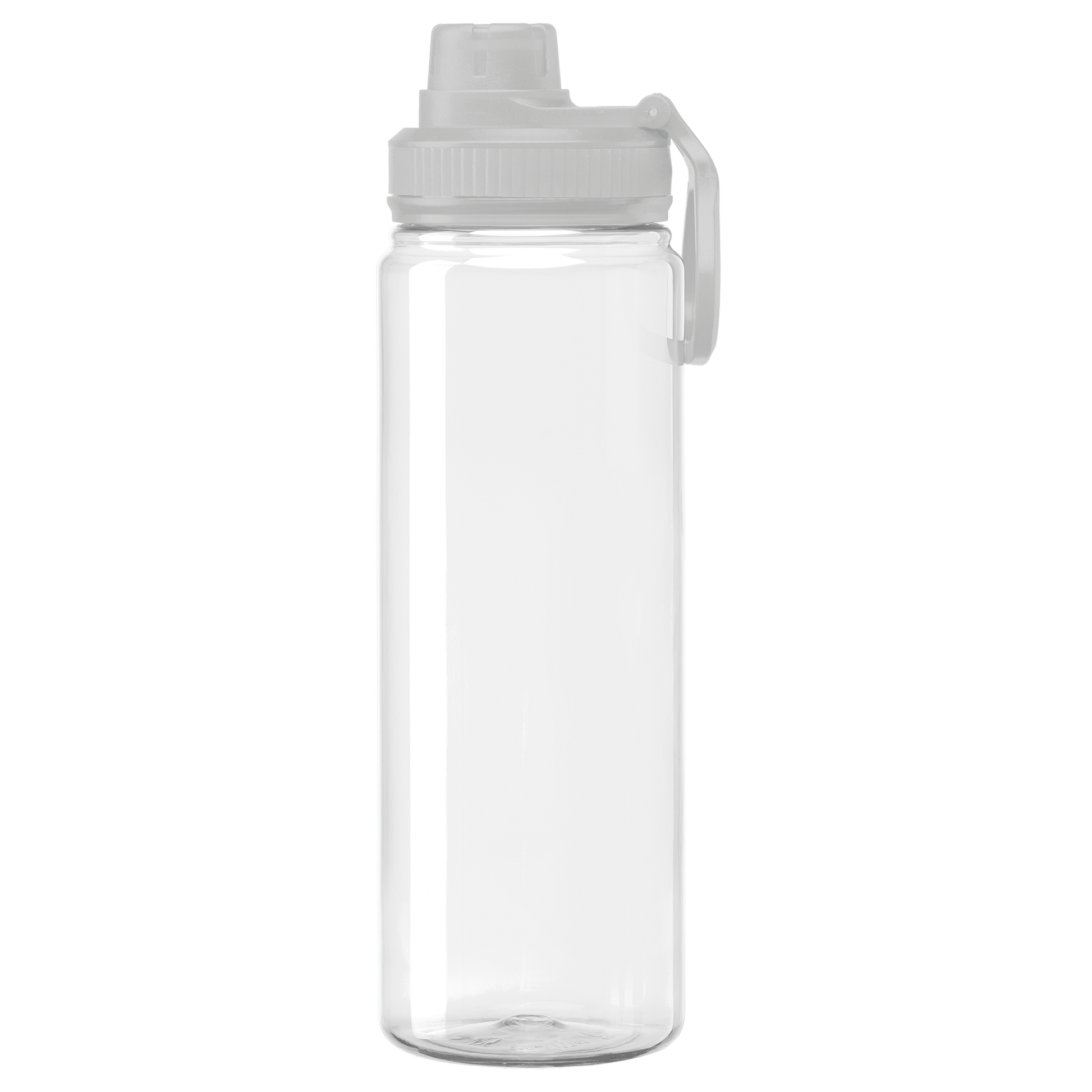 Alaska rPET Carry Handle Sports Bottle promotional bottle in transparent printed with your company logo