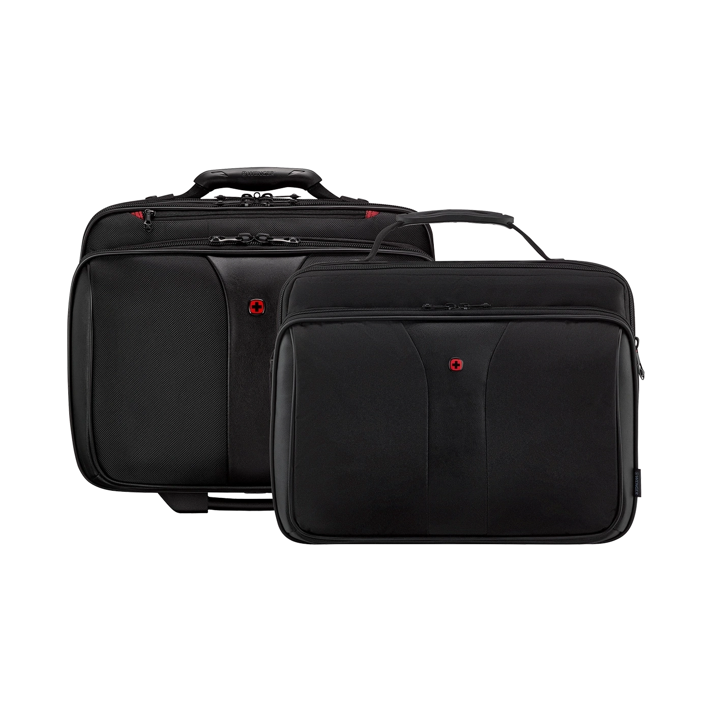 Wenger Patriot 2-Piece Business Set with Comp-U-Roller and Matching 15.6'' Laptop Case