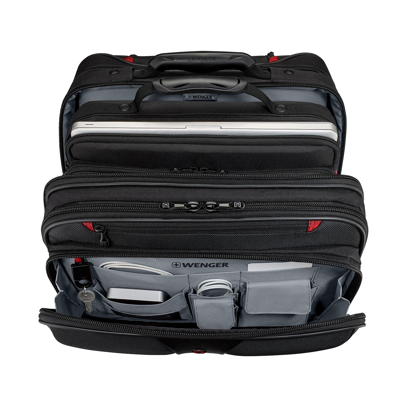 Wenger Patriot 2-Piece Business Set with Comp-U-Roller and Matching 15.6'' Laptop Case