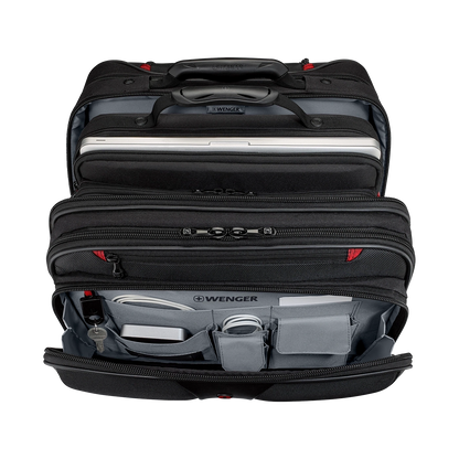 Wenger Patriot 2-Piece Business Set with Comp-U-Roller and Matching 15.6'' Laptop Case