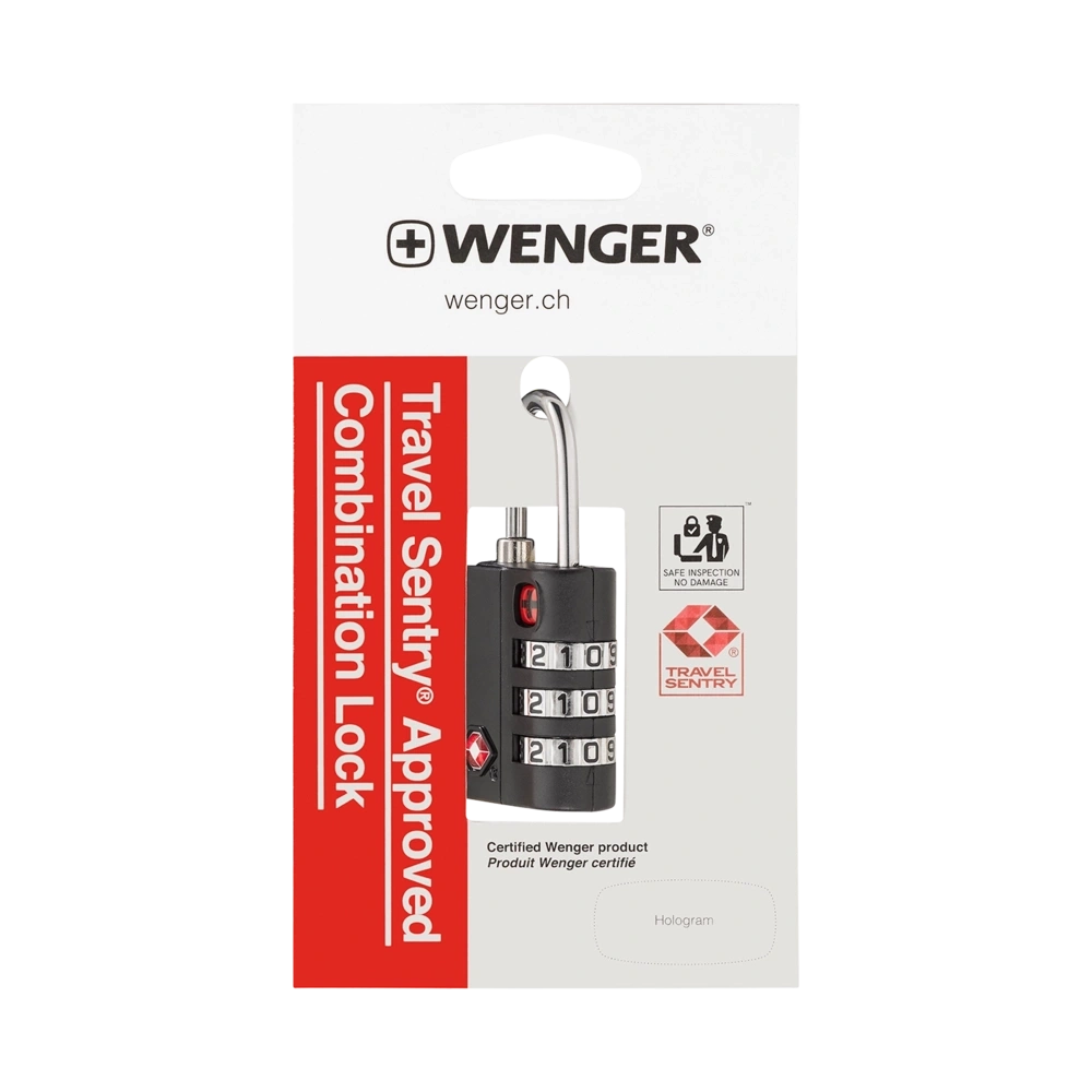 Wenger Travel Sentry® Approved Combination Lock Travel Accessory for Luggage Safety