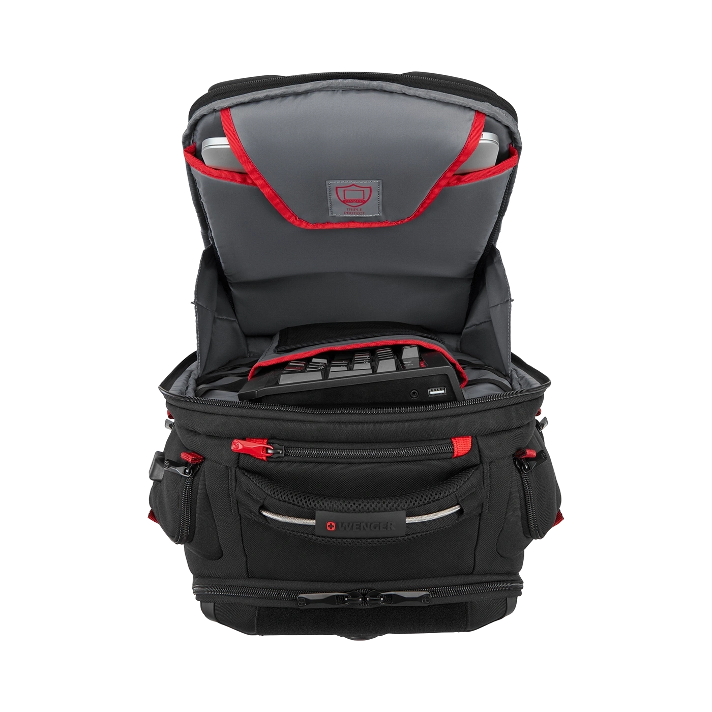 Wenger PlayerOne 17.3” Gaming Laptop Backpack with Tablet Pocket