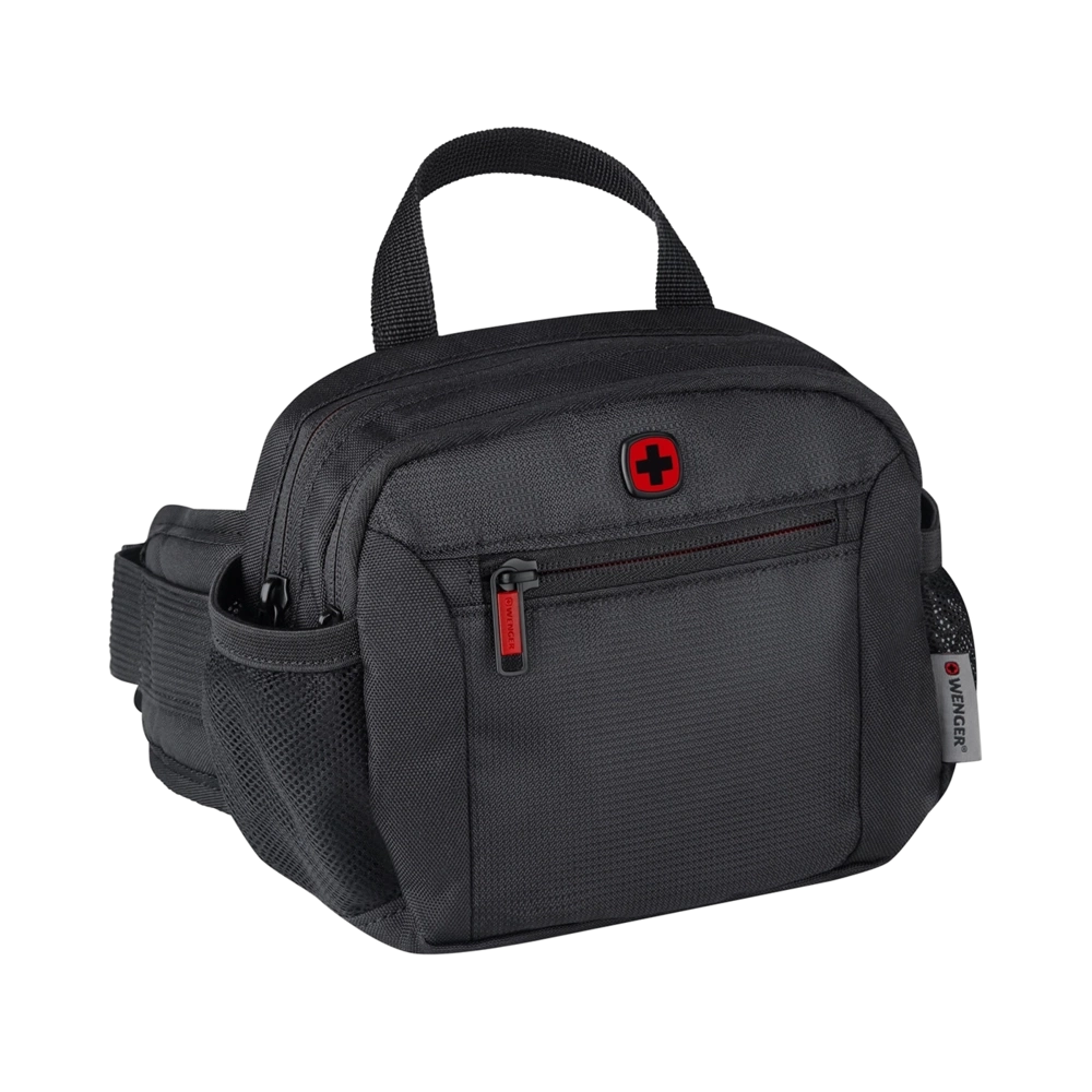 Wenger Waist Pack Travel Accessory with designated Antibacterial Mask Pocket