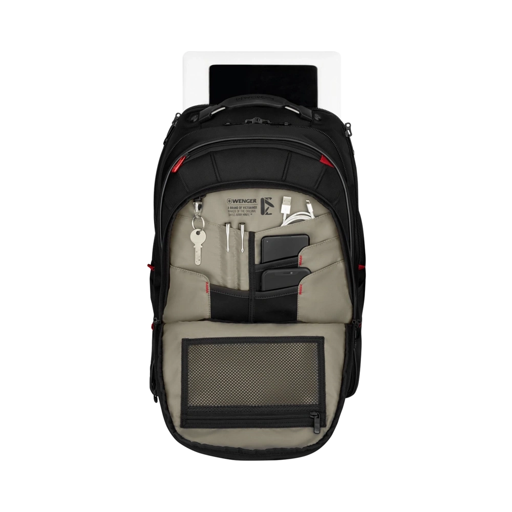 Wenger Carbon Pro Business Backpack with 15.6" Laptop Sleeve and Tablet Pocket