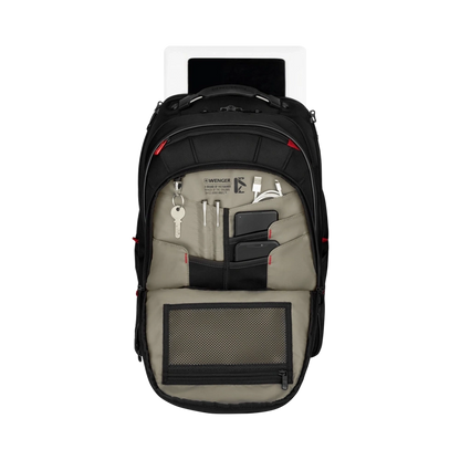 Wenger Carbon Pro Business Backpack with 15.6" Laptop Sleeve and Tablet Pocket