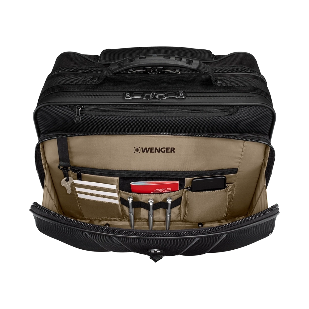 Wenger Legacy Black Series 15.6" Wheeled Laptop Case with Tablet Pocket