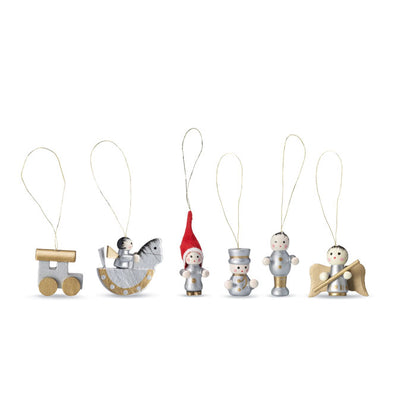 HELSINGBORG - Set de 6 decoracions de Nadal
