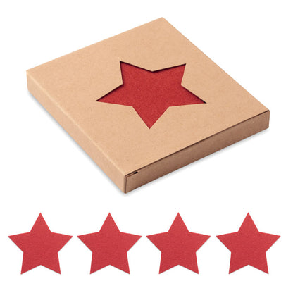 STARGUARD - Set di 4 sottobicchieri in feltro RPET