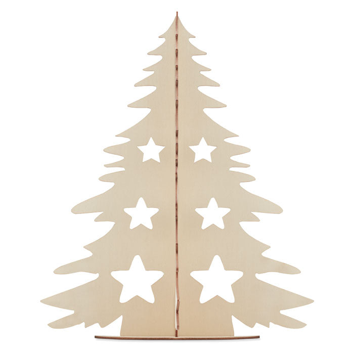BAUM UND FARBE – DIY-Weihnachtsbaum aus Holz