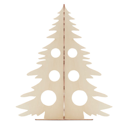 BAUM UND FARBE – DIY-Weihnachtsbaum aus Holz
