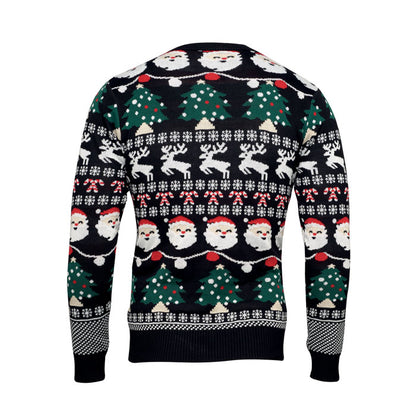 SHAMIS LARGE - Weihnachts-LED-Pullover L/XL