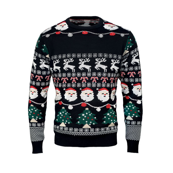 SHAMIS LARGE - Weihnachts-LED-Pullover L/XL