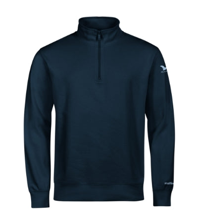 MALFINI SUMMIT Unisex sweatshirt in navy blue - promotional clothing printed with your company logo