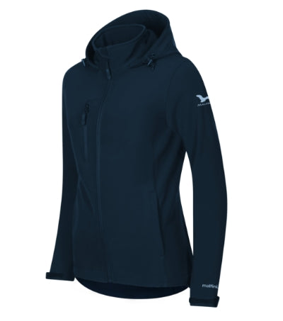 MALFINI TRAIL Women's softshell jacket in navy blue - promotional clothing printed with your company logo
