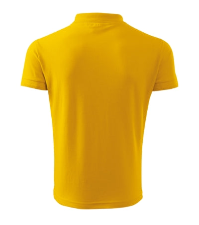 MALFINI PIQUE POLO FREE Men's polo shirt in yellow - promotional clothing printed with your company logo