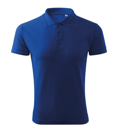 MALFINI PIQUE POLO FREE Men's polo shirt in royal blue - promotional clothing printed with your company logo