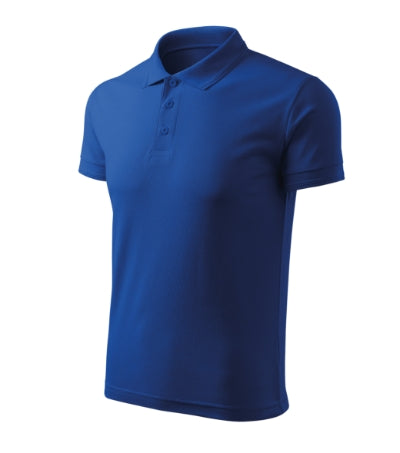 MALFINI PIQUE POLO FREE Men's polo shirt in royal blue - promotional clothing printed with your company logo