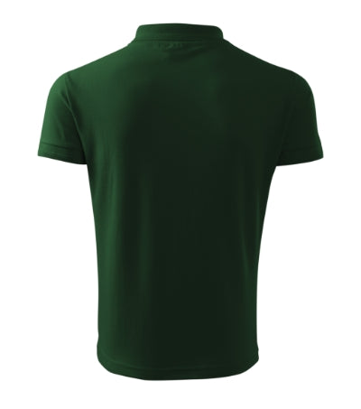 MALFINI PIQUE POLO FREE Men's polo shirt in bottle green - promotional clothing printed with your company logo