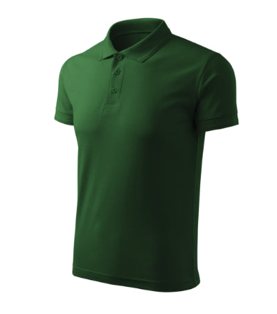 MALFINI PIQUE POLO FREE Men's polo shirt in bottle green - promotional clothing printed with your company logo