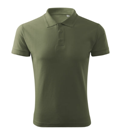 MALFINI PIQUE POLO FREE Men's polo shirt in khaki - promotional clothing printed with your company logo