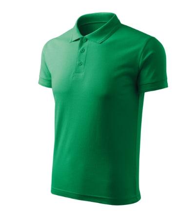 MALFINI PIQUE POLO FREE Men's polo shirt in kelly green - promotional clothing printed with your company logo