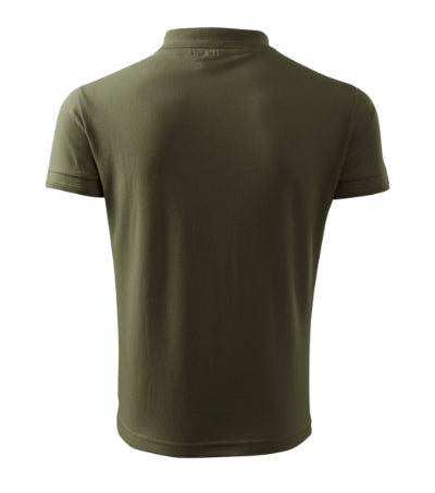 MALFINI PIQUE POLO FREE Men's polo shirt in military - promotional clothing printed with your company logo