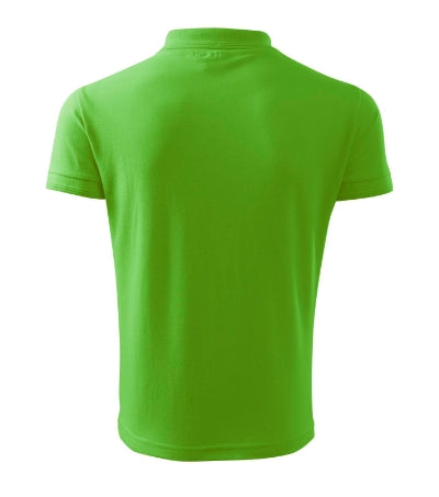 MALFINI PIQUE POLO FREE Men's polo shirt in apple green - promotional clothing printed with your company logo