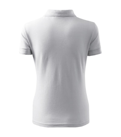 MALFINI PIQUE POLO FREE Women's polo shirt in white - promotional clothing printed with your company logo