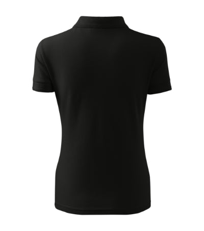 MALFINI PIQUE POLO FREE Women's polo shirt in black - promotional clothing printed with your company logo