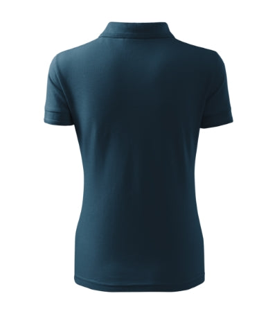 MALFINI PIQUE POLO FREE Women's polo shirt in navy blue - promotional clothing printed with your company logo