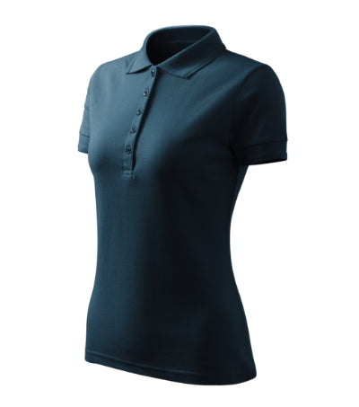 MALFINI PIQUE POLO FREE Women's polo shirt in navy blue - promotional clothing printed with your company logo