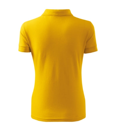 MALFINI PIQUE POLO FREE Women's polo shirt in yellow - promotional clothing printed with your company logo