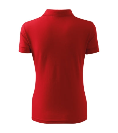 MALFINI PIQUE POLO FREE Women's polo shirt in red - promotional clothing printed with your company logo