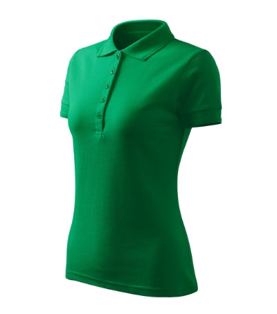MALFINI PIQUE POLO FREE Women's polo shirt in kelly green - promotional clothing printed with your company logo