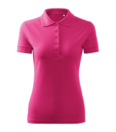 MALFINI PIQUE POLO FREE Women's polo shirt in magenta - promotional clothing printed with your company logo