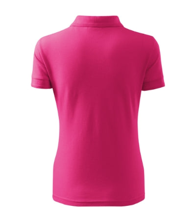 MALFINI PIQUE POLO FREE Women's polo shirt in magenta - promotional clothing printed with your company logo