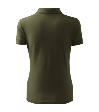 MALFINI PIQUE POLO FREE Women's polo shirt in military - promotional clothing printed with your company logo