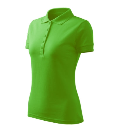 MALFINI PIQUE POLO FREE Women's polo shirt in apple green - promotional clothing printed with your company logo