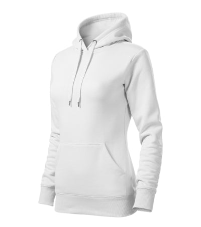 MALFINI CAPE FREE Women's sweatshirt in white - promotional clothing printed with your company logo