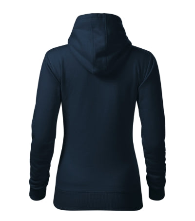 MALFINI CAPE FREE Women's sweatshirt in navy blue - promotional clothing printed with your company logo