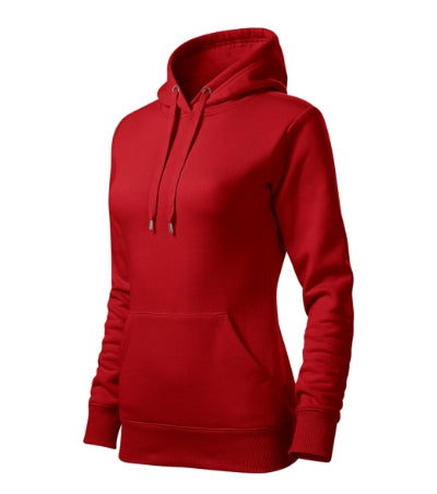 MALFINI CAPE FREE Women's sweatshirt in red - promotional clothing printed with your company logo