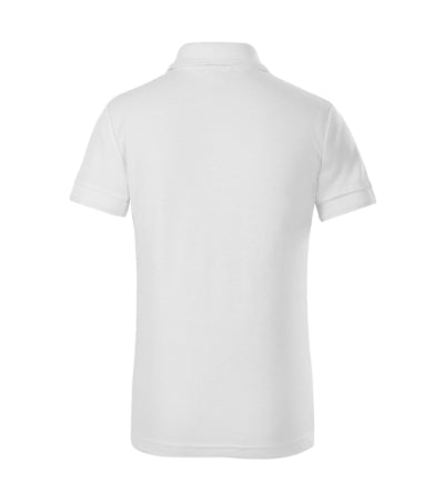 MALFINI PIQUE POLO FREE Kids' polo shirt in white - promotional clothing printed with your company logo