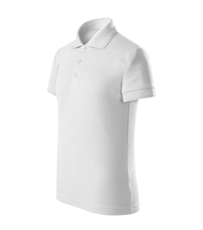 MALFINI PIQUE POLO FREE Kids' polo shirt in white - promotional clothing printed with your company logo
