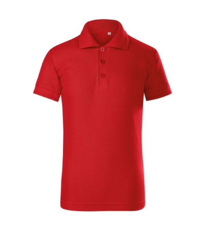 MALFINI PIQUE POLO FREE Kids' polo shirt in red - promotional clothing printed with your company logo