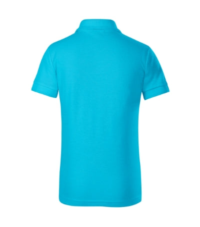 MALFINI PIQUE POLO FREE Kids' polo shirt in blue atoll - promotional clothing printed with your company logo