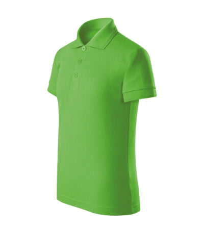 MALFINI PIQUE POLO FREE Kids' polo shirt in apple green - promotional clothing printed with your company logo