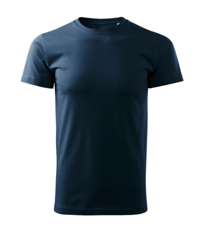 MALFINI BASIC FREE Men's T-shirt in navy blue - promotional clothing printed with your company logo