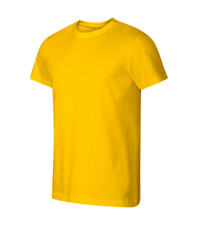 MALFINI BASIC FREE Men's T-shirt in yellow - promotional clothing printed with your company logo