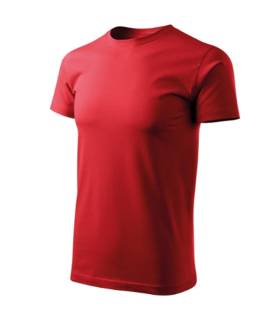 MALFINI BASIC FREE Men's T-shirt in red - promotional clothing printed with your company logo