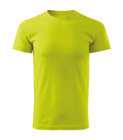 MALFINI BASIC FREE Men's T-shirt in lime punch - promotional clothing printed with your company logo